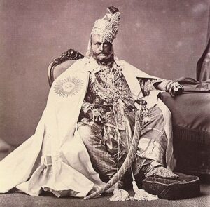 Maharaja of Rewa in 1877 Maharaja of Rewa in 1877