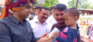 WhatsApp Image 2022 05 27 at 6.41.24 PM Jhabua News: अन्नदान उत्सव रैली-आंगनवाडियों के लिए खुलकर दिया दान