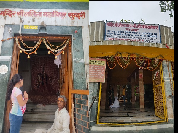 collage (11) राधारानी की ऐसी महिमा, कि बांकेबिहारीजी की कृपा खुद बरसती है...