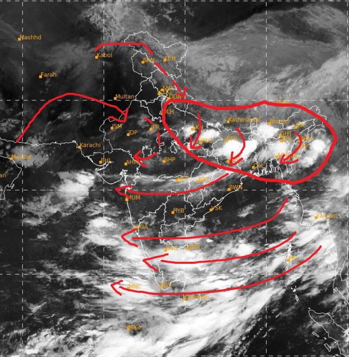 WhatsApp Image 2023-07-03 at 7.33.13 AM Weather Update: दक्षिण पूर्वी राज्यों को छोड़कर शेष राज्यों में बारिश का ब्रेक, लेकिन बादलों का आवागमन जारी